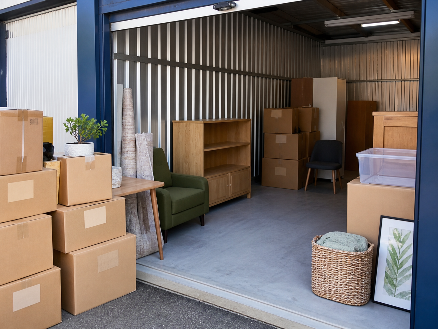 Storage-unit clearance